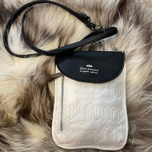 Juicy Couture Blk and Wht Crossbody bag
